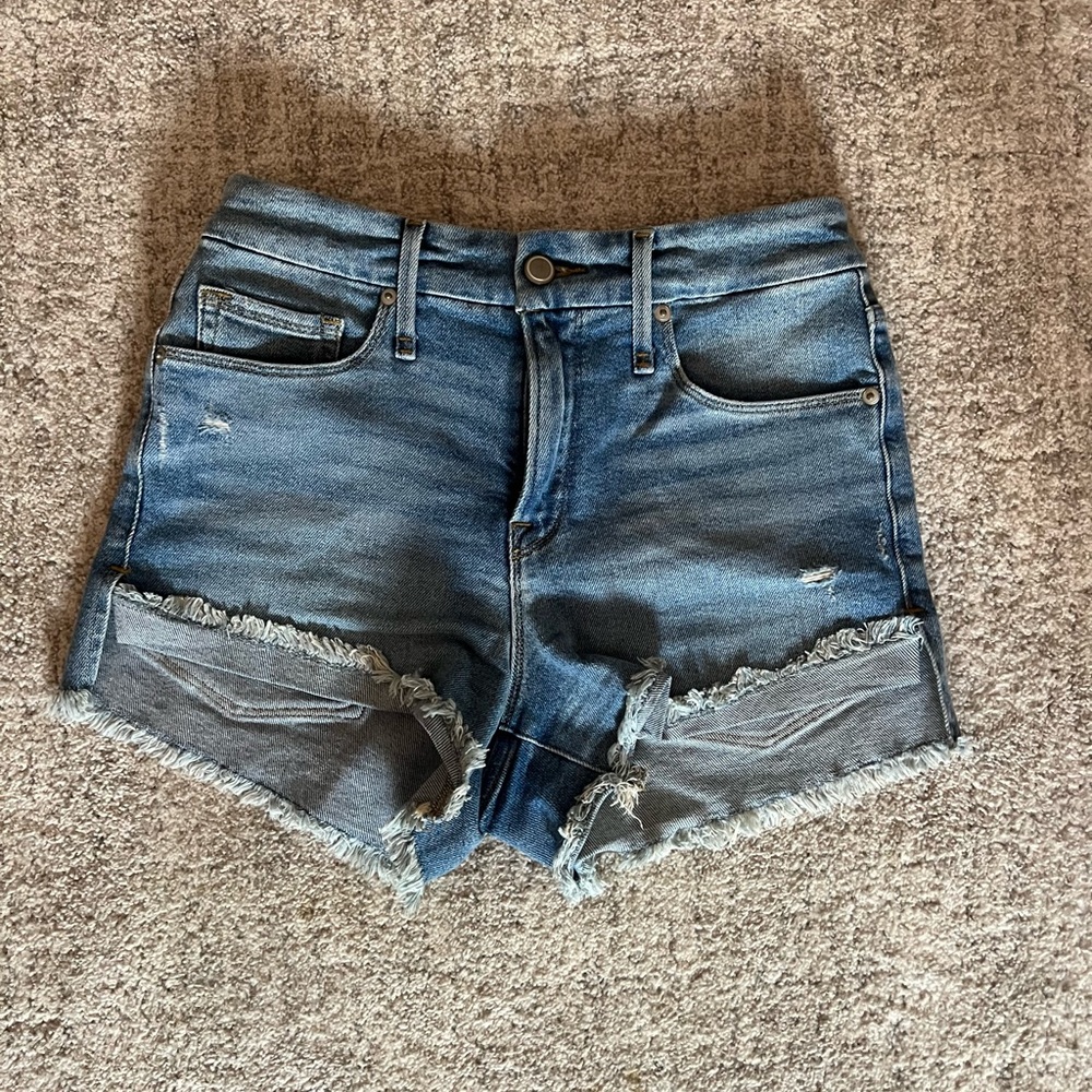 Good American jean shorts